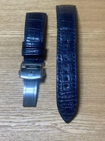 그랜드세이코 정품 크로커다일 스트랩:22mm 정품 D버클:18mm