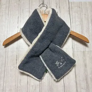 [ 새상품급 ] 일비종떼 플리스 보아 머플러 그레이