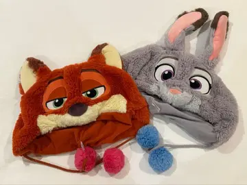 주토피아 팬캡 닉 주디 폼폼 머리띠