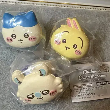 치이카와 캐릭터 마카롱 토끼 하치와레 모몽가 3종 가챠