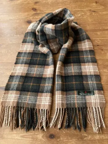 스코틀랜드제 The Scotch House 타탄 체크 머플러