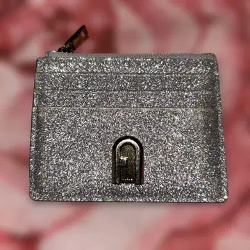 FURLA silver Glitter 카드 케이스
