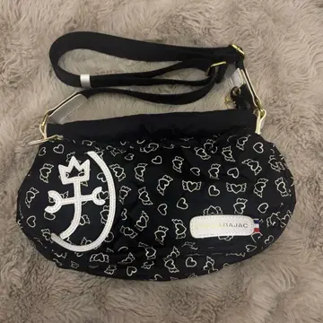 CASTELBAJAC 까스텔바작 숄더백 하트 무늬 블랙