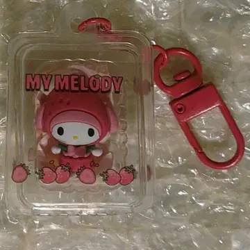 산리오 후르츠 디자인 시크릿 키링 마이멜로디 (빨간색)