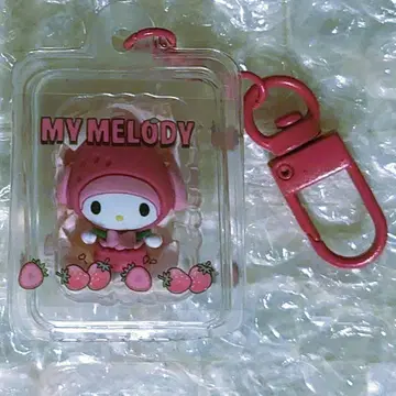산리오 후르츠 디자인 시크릿 키링 마이멜로디 (빨간색)