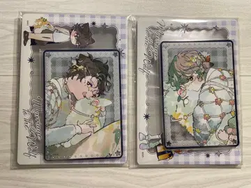 이누이 하나 늑대에게 시집가기 경질 카드 케이스 2종 세트 렌, 카에데