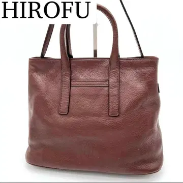 [ 새상품급 ] 히로후 핸드백 2way 세미 숄더백 빈티지 브라운