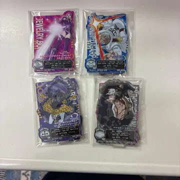 제일복권 원피스 미래섬 에그헤드 I상 ACLLECT 4개 세트 판매