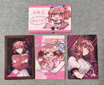 컬러풀 피치 노아 뮤지엄 트레이딩 카드 4장 세트