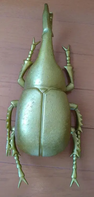 헤라클레스 장수풍뎅이 장수풍뎅이 BIG 피규어 골드 골드 컬러 큰