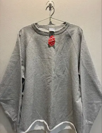 와라와라 스포츠 트레이닝복 맨투맨 13온스 그레이 래글런