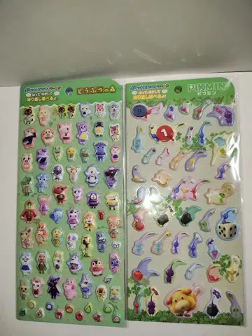 포켓 스티커 월드 2점 정품