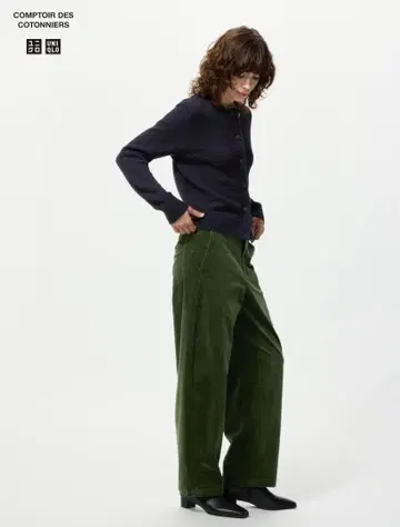 유니클로 코듀로이 커브 팬츠 L