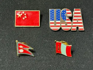 간사이 엑스포, Expo 2025, 핀 배지, 국기, 파빌리온 핀 배지