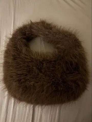 퍼 백 브라운 핸드백