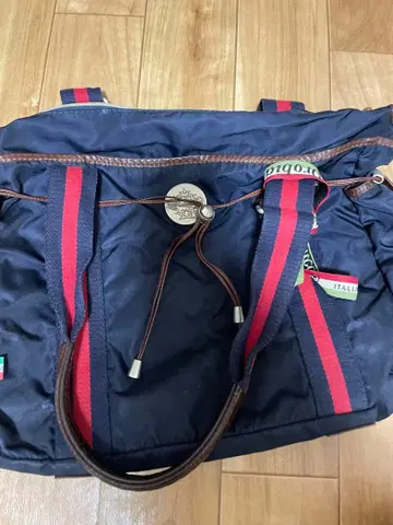 오로비안코 네이비 토트백