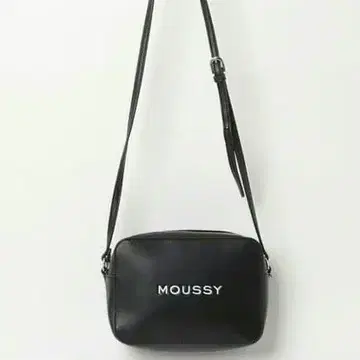MOUSSY 블랙 숄더백