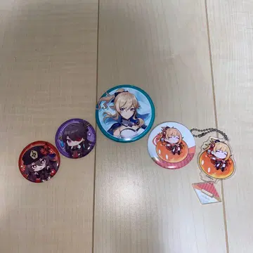 원신 캔뱃지 호두, 북두, 진, 요이미야 아크릴 키링 요이미야