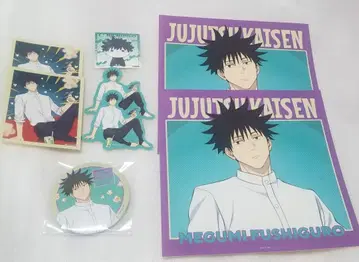 주술회전 세가 럭키 쿠지 스티커 캔뱃지 점프 페스타 후시구로