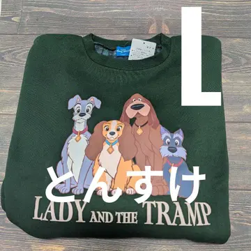 L 사이즈 택 포함 새상품 완완 이야기 트레이닝복 녹색 그린 디즈니