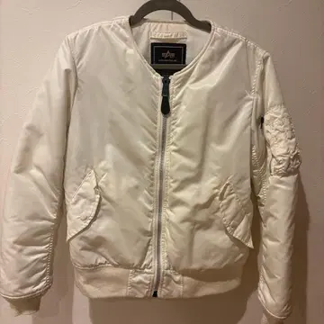 ALPHA INDUSTRIES MA-1 노카라 화이트 M