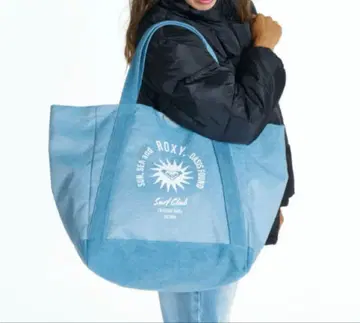 ROXY 데님풍 토트백