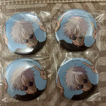 주술회전 전시회 애니메이션 회옥 옥절 고죠 사토루 캔뱃지