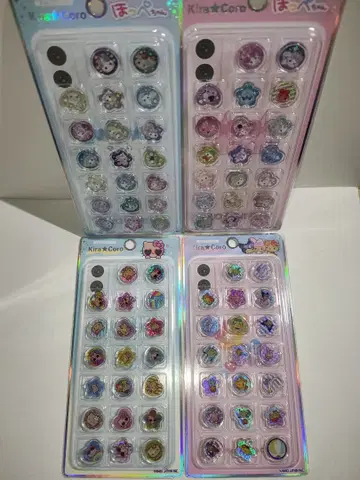 산리오 산호석 오하지키 씰 4점 정품