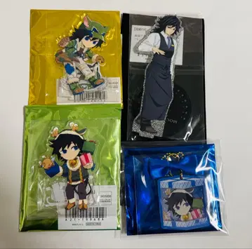 토미오카 기유 아크릴 스탠드 참 4점 세트