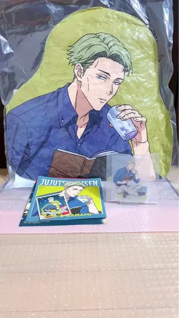 주술회전 세가 럭키 쿠지 D상 다이컷 쿠션 나나미 켄토