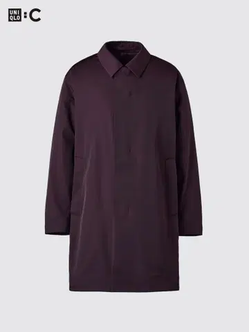 Uniqlo C 퍼프 테크 하프 코트
