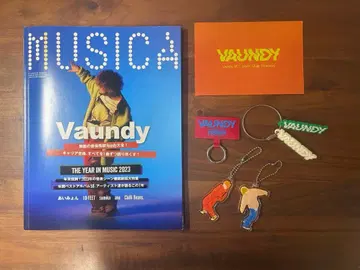 Vaundy 굿즈 MUSICA + 키링 3개 + 카드 + 스마트폰 키링
