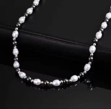 실버 펄 목걸이