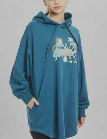 그라니프 x 이시쿠로 아야코 앨리스와 해골 후드 원피스 블루 프리 사이즈