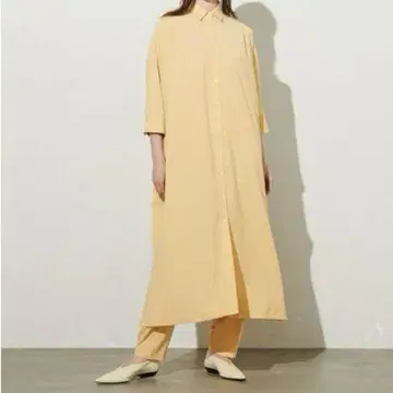 N.O.R.C 노크 드라이 스트레치 셔츠 원피스