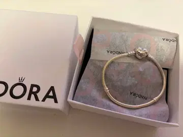 PANDORA 실버 팔찌 17cm