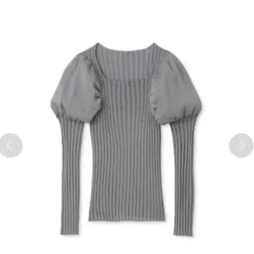 프레이 아이디 시어 퍼프 리브 니트