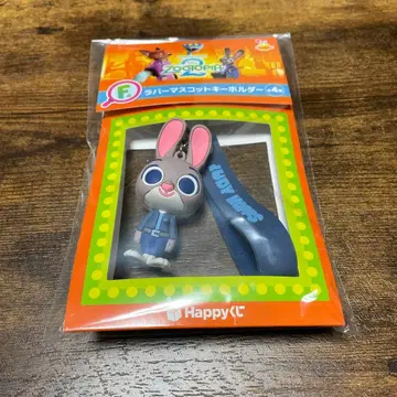 주토피아 해피 복권 러버 마스코트 키링 주디