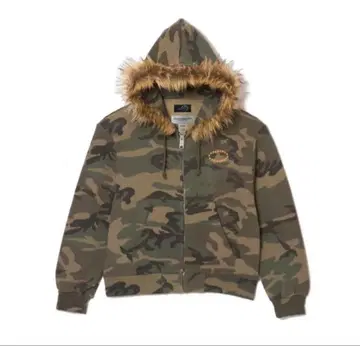 afb 퍼 집업 후드티 카모플라쥬 카모