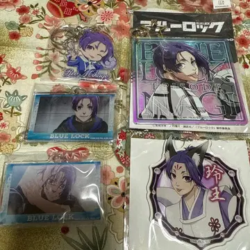 블루 록 미카게 레오 아크릴 키링 세트