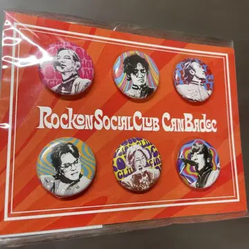 Rocken Social Club 캔뱃지 6개 세트