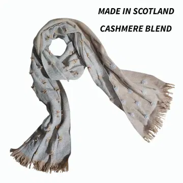스코틀랜드제 캐시미어 혼방 메리노울 머플러 69055