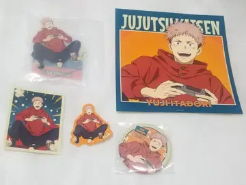 주술회전 세가 복권 아크릴 스탠드, 스티커, 캔뱃지 이타도리 유지