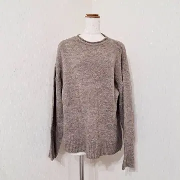 그레일 긴팔 니트 스웨터 무지 모카 브라운 계열 가을/겨울