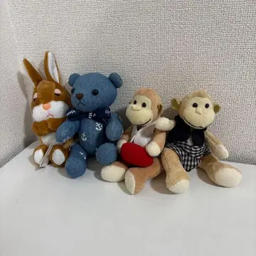토끼 곰 원숭이 봉제 인형 세트