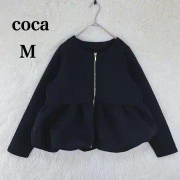 [코카] 긴팔 티셔츠 바운스 맨투맨 벌룬 헴 아우터 M 블랙