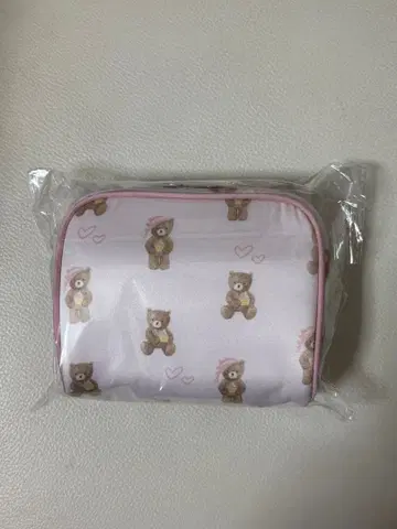 BTS JIN gelato pique BEAR PATTERN POUCH