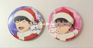 새상품급 괴수 8호 산타 캔뱃지 호시나 소우시로 & 나루미 겐