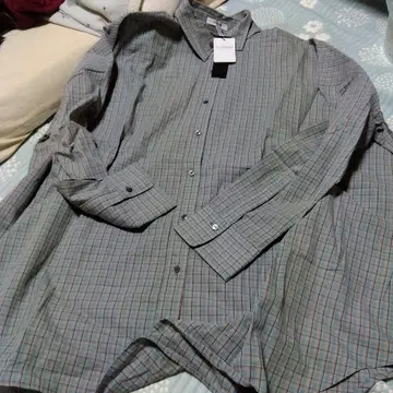 JEANASIS 체크 무늬 BIG 긴팔 셔츠 F