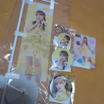 FRUITS ZIPPER 하야세 노엘 미니 깃발 캔뱃지 세트 스키쿠지